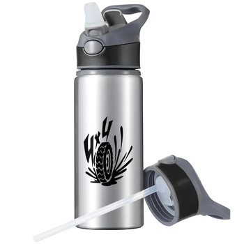 MUG SPORTS BOTTLE WATER BOTTLE WITH STRAW WITH HANDLE SURVIVAL