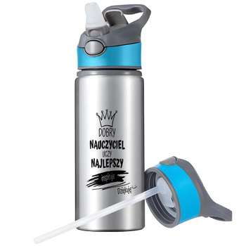 KUBEK BIDON SPORTOWY BUTELKA NA WODĘ SŁOMKĄ UCHWYTEM SURVIVAL