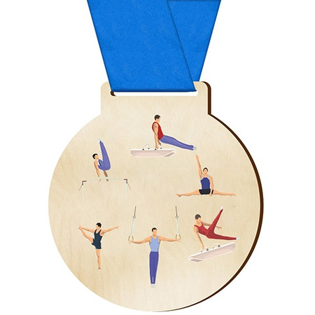 Sports medal sports gymnastics for gymnasts