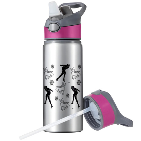MUG SPORTS BOTTLE WATER BOTTLE WITH STRAW WITH HANDLE SURVIVAL 