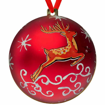 Wooden bauble for the Christmas tree