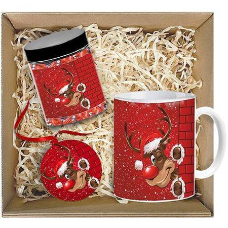 BASKET GIFT SET FOR SANTA'S DAY CHRISTMAS GIFT CHRISTMAS TREE CHRISTMAS BOX