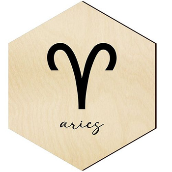 WOODEN DECORATIVE PANEL FOR A WALL HEXAGON