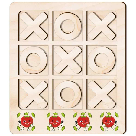 TIC TACK TOE GAME APPLE APPLES