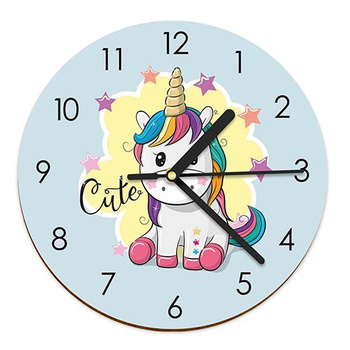 WOODEN WALL CLOCK FOR CHILDREN
