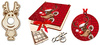 BASKET GIFT SET FOR SANTA'S DAY CHRISTMAS GIFT CHRISTMAS TREE CHRISTMAS BOX