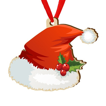 Wooden bauble for the Christmas tree