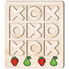 TIC TACK TOE GAME PEAR AND STRAWBERRY