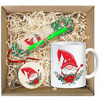 BASKET GIFT SET FOR SANTA'S DAY CHRISTMAS GIFT CHRISTMAS TREE CHRISTMAS BOX