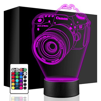 LED NIGHT LAMP CANON CAMERA + REMOTE