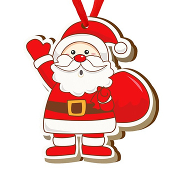 Wooden bauble for the Christmas tree