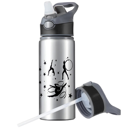 MUG SPORTS BOTTLE WATER BOTTLE WITH STRAW WITH HANDLE SURVIVAL 