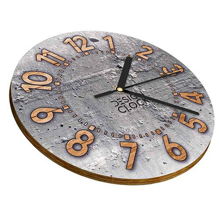  WALL CLOCK WOODEN CONCRETE