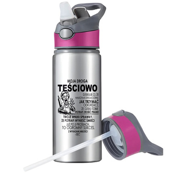 MUG SPORTS BOTTLE WATER BOTTLE WITH STRAW WITH HANDLE SURVIVAL