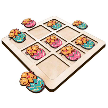 TIC TACK TOE GAME CHICKEN AND EGG