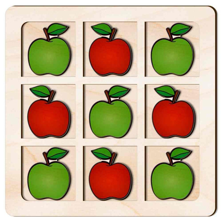 TIC TACK TOE GAME APPLE APPLES