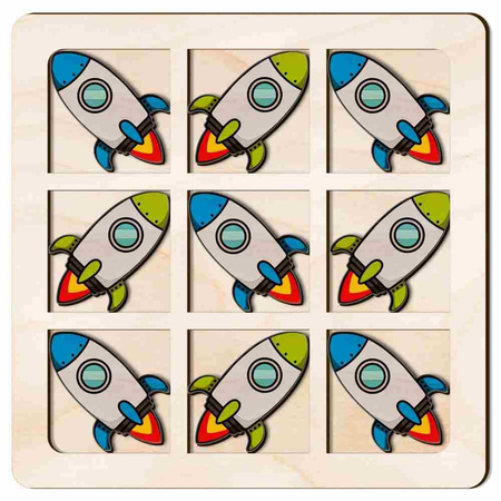 TIC TACK TOE GAME ROCKET
