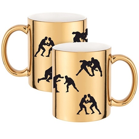 MUG FOR A WRESTLING PLAYER