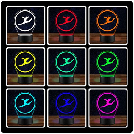  LED NIGHT LAMP ATHLETICS 3D + REMOTE