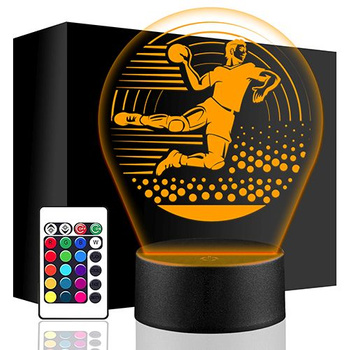 LED HANDBALL 3D NIGHT LAMP + REMOTE