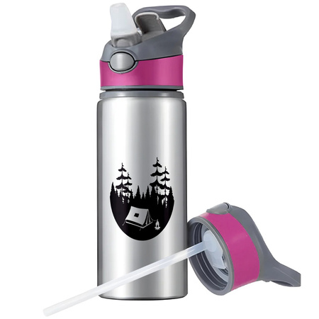 MUG SPORTS BOTTLE WATER BOTTLE WITH STRAW WITH HANDLE SURVIVAL 