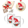 BASKET GIFT SET FOR SANTA'S DAY CHRISTMAS GIFT CHRISTMAS TREE CHRISTMAS BOX