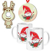BASKET GIFT SET FOR SANTA'S DAY CHRISTMAS GIFT CHRISTMAS TREE CHRISTMAS BOX