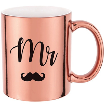 MR pink mirror mug