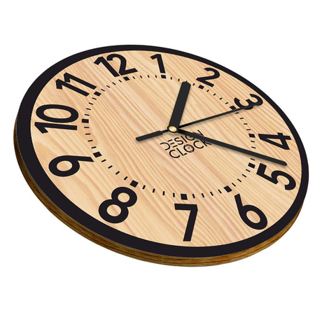 WALL CLOCK, WOODEN LOFT, MODERN