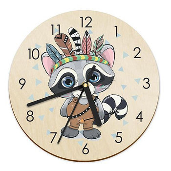 WOODEN WALL CLOCK FOR CHILDREN