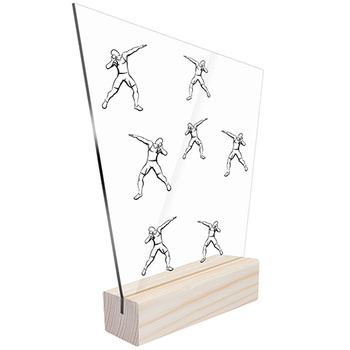 Statuetka sportowa pchnięcie kulą