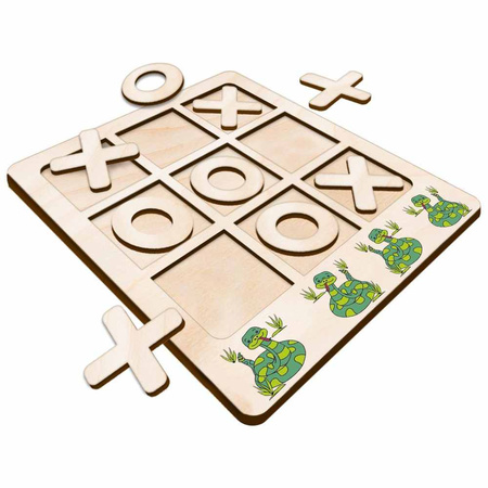 TIC TACK TOE GAME SNAKE RATTLESNAKE