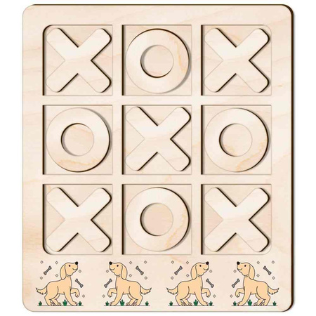 TIC TACK TOE GAME DOG