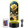 LED NIGHT LAMP ROSE 3D ROSES + REMOTE
