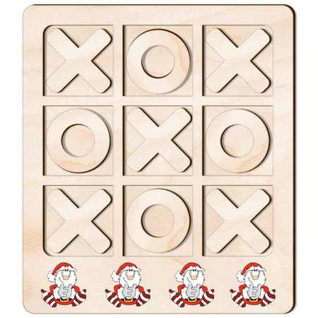 TIC TACK TOE GAME SANTA CLAUS