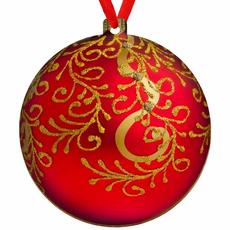 Wooden bauble for the Christmas tree