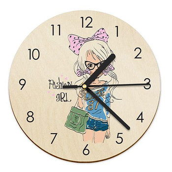 WOODEN WALL CLOCK FOR CHILDREN
