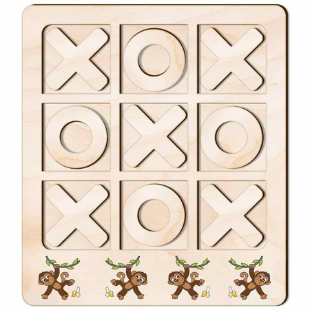 TIC TACK TOE GAME MONKEY BANANA