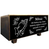 FLOWER POT FOR GRAVE ALL SAINTS CEMETERY HEART CROSS CANDLE