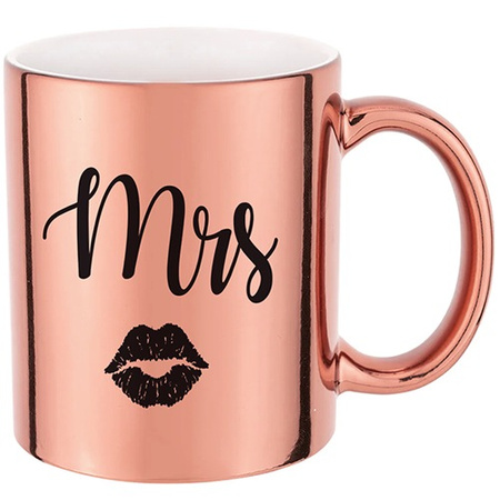 MRS pink mirror mug