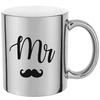 MR silver mirror mug