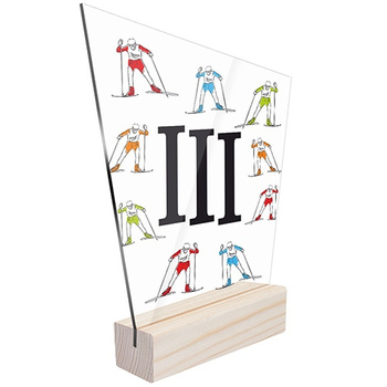 3 miejsce Statuetka sportowa biegi narciarskie