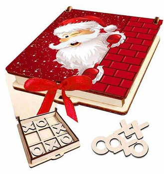 PREZENT UPOMINEK DLA DZIECKA GRA KÓŁKO KRZYŻYK NA MIKOŁAJKI ŚWIĘTA GWIAZDKĘ