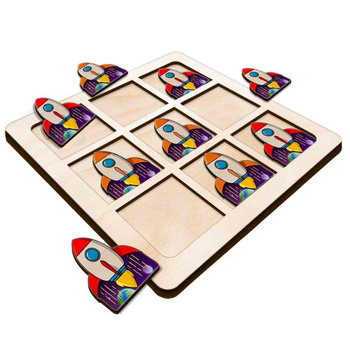 GRA KÓŁKO KRZYŻYK RAKIETA 