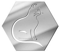 LUSTRZANY PANEL DEKORACYJNY NA ŚCIANĘ HEKSAGON