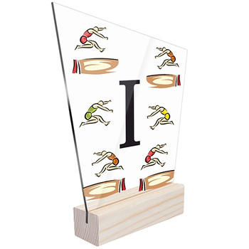 1 miejsce Statuetka sportowa skok w dal lekkoatletyka