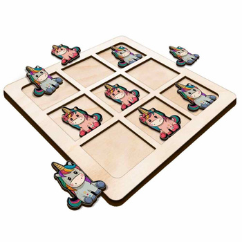 GRA KÓŁKO KRZYŻYK JEDNOROŻEC 