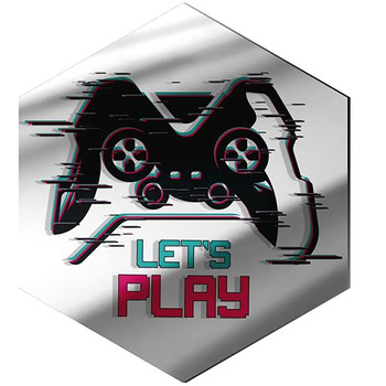 LUSTRZANY PANEL DEKORACYJNY NA ŚCIANĘ HEKSAGON