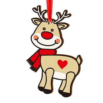 Bombka drewniana na choinkę