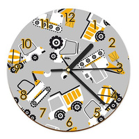 ZEGAR NA ŚCIANĘ ŚCIENNY DLA DZIECI DREWNIANY